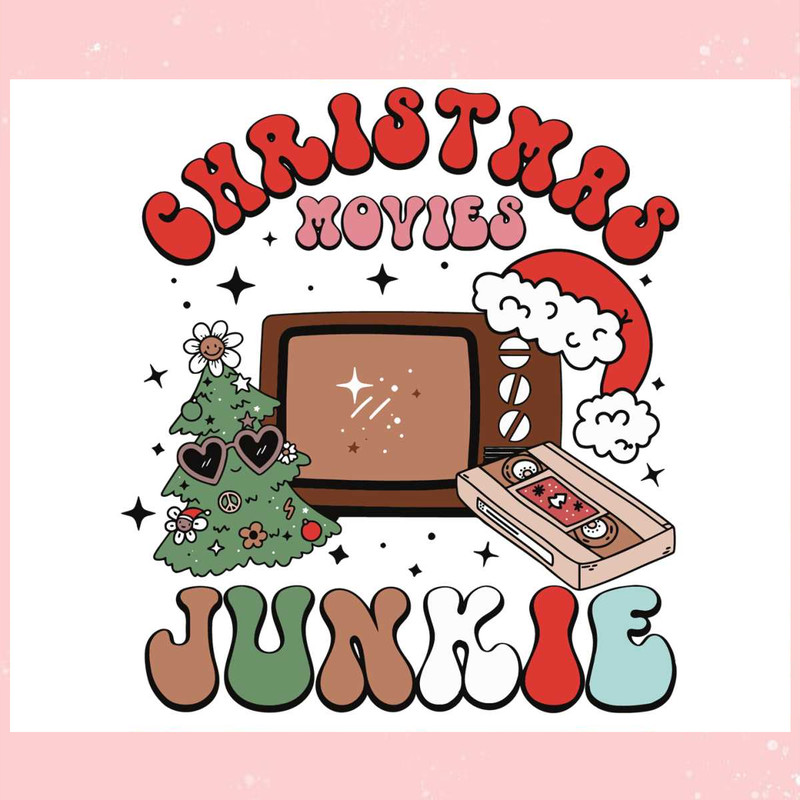 Christmas Movie Junkie TV Cassettes SVG.jpg