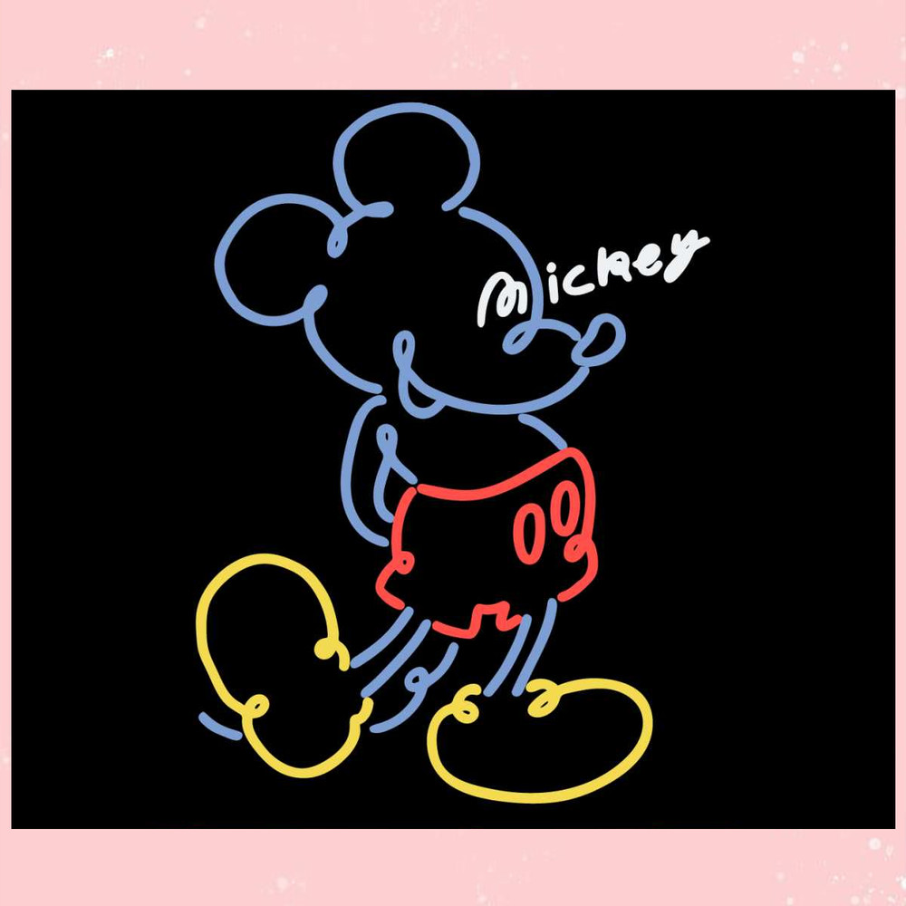 Cute Disney Mickey Stands x UNIQLO SVG Graphic Design File.jpg