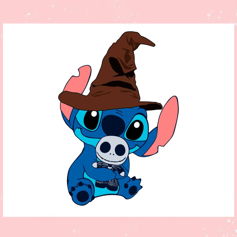 Cute Stitch Harry Potter Sorting Hat Svg.jpg