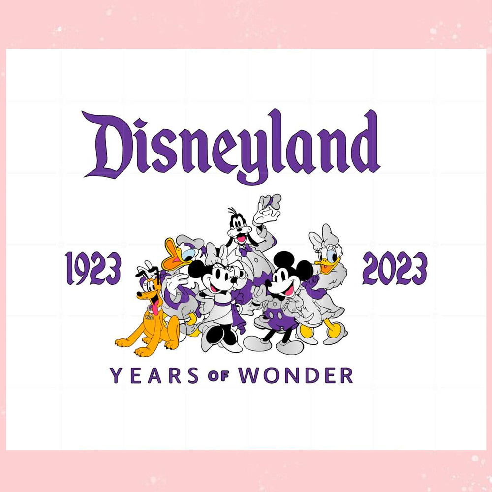 Disney 100 Years Of Wonder Disneyland 1923 2023 100th Year Png.jpg