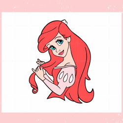 disney ariel princess svg the little mermaid cutting digital file,disney svg, mickey mouse,princess, movie