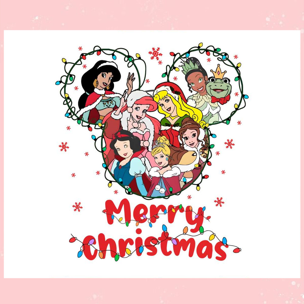 Disney Christmas Princess Merry Christmas PNG.jpg
