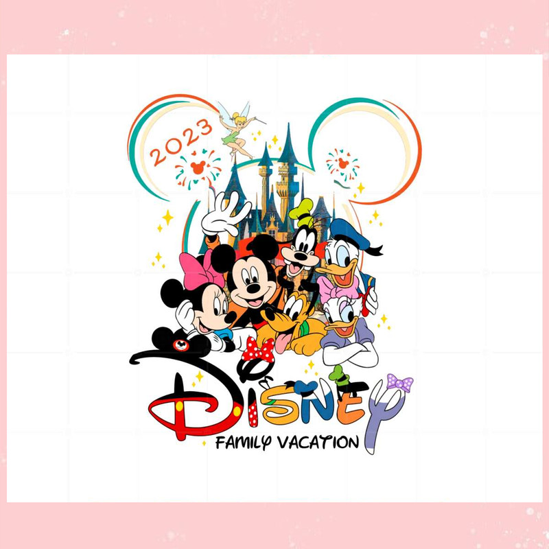 Disney Family Vacation 2023 Disney Matching PNG Sublimation.jpg