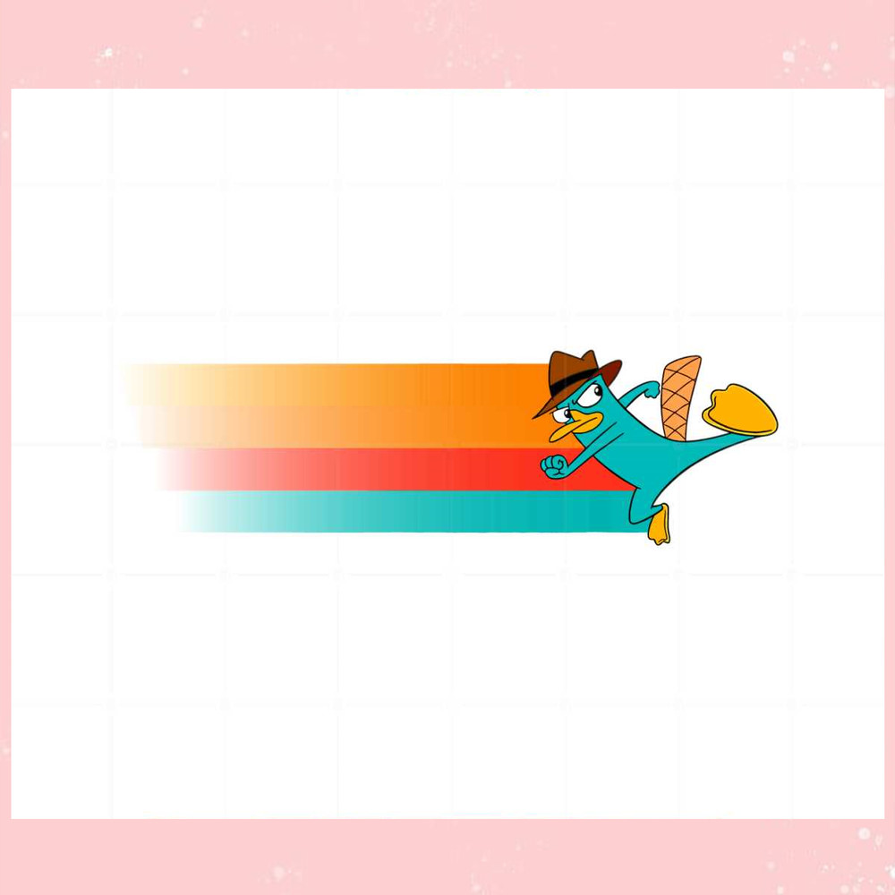 Disney Phineas and Ferb Perry the Platypus SVG Graphic Designs Files.jpg