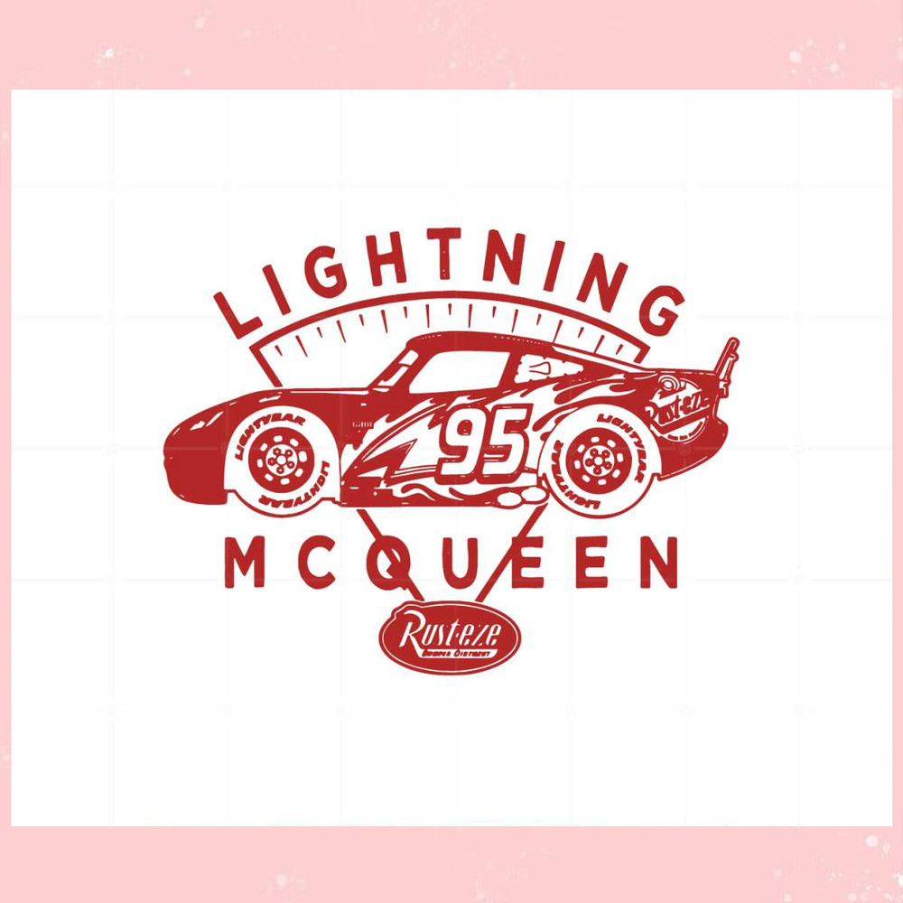 Disney Pixar Cars Lightning McQueen SVG Graphic Designs Files.jpg