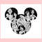 Disney Princess SVG Disneyland Mickey Mouse Ears Cutting Digital File.jpg
