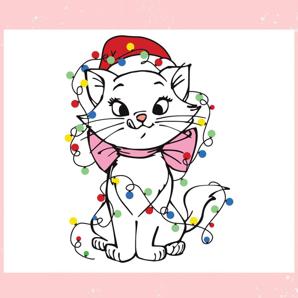 Disney Santa Marie Cat Christmas Lights SVG.jpg
