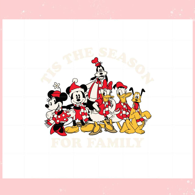 Disney's Mickey Christmas Season For Family Svg Cutting Files.jpg
