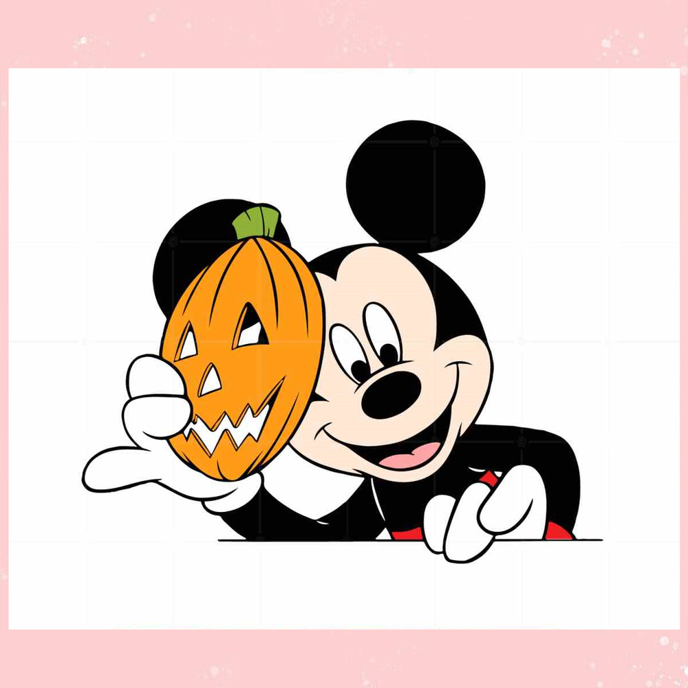 Disneyland Mickey Pumpkin Mark Halloween SVG Graphic Designs Files.jpg