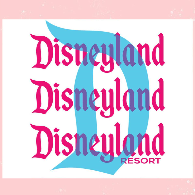 Disneyland Ringer SVG Disneyland Resort SVG Digital File.jpg