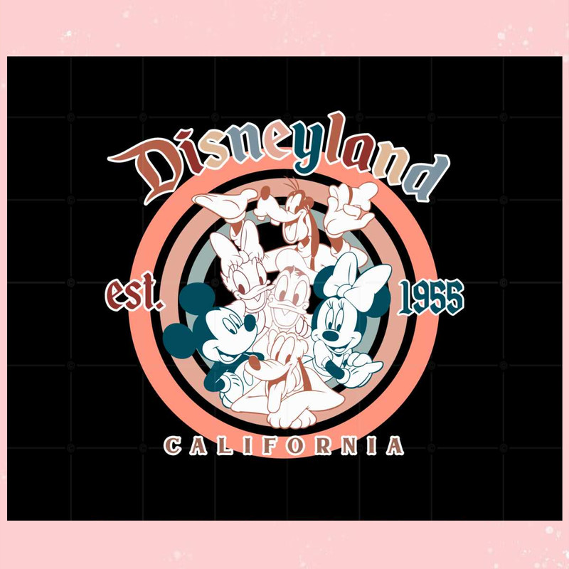 Disneyland Vintage Mickey Friend Svg Graphic Designs Files.jpg