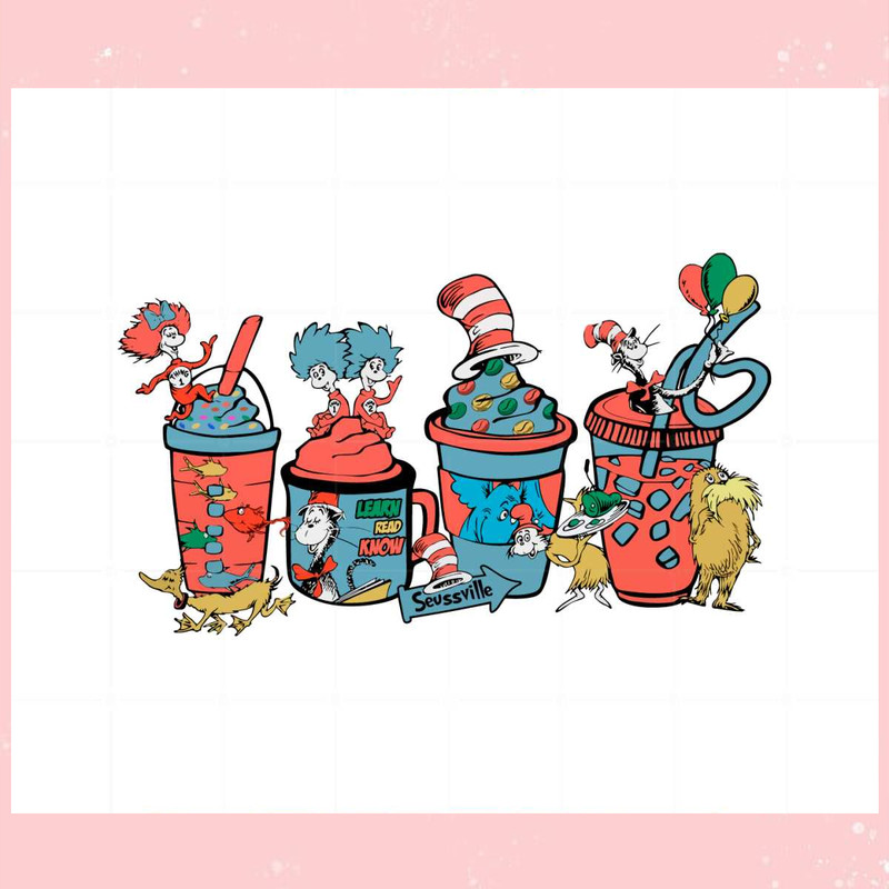 Dr Seuss Cups SVG Cutting File for Personal Commercial Uses.jpg