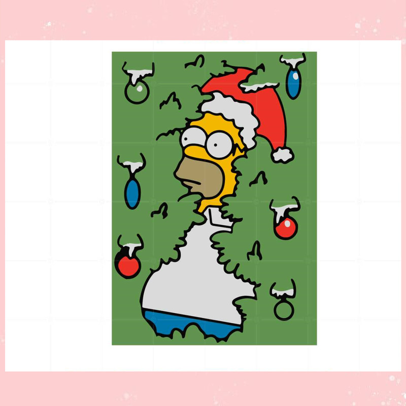 Funny Meme Christmas Homer Simpson Svg Graphic Designs.jpg