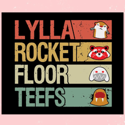 Galaxy Character Lylla Rocket Floor And Teefs SVG Cutting Files,Disney svg, Mickey mouse,Princess, Movie