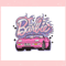 Glitter Car Party Girls Barbie Movie PNG Sublimation Download.jpg