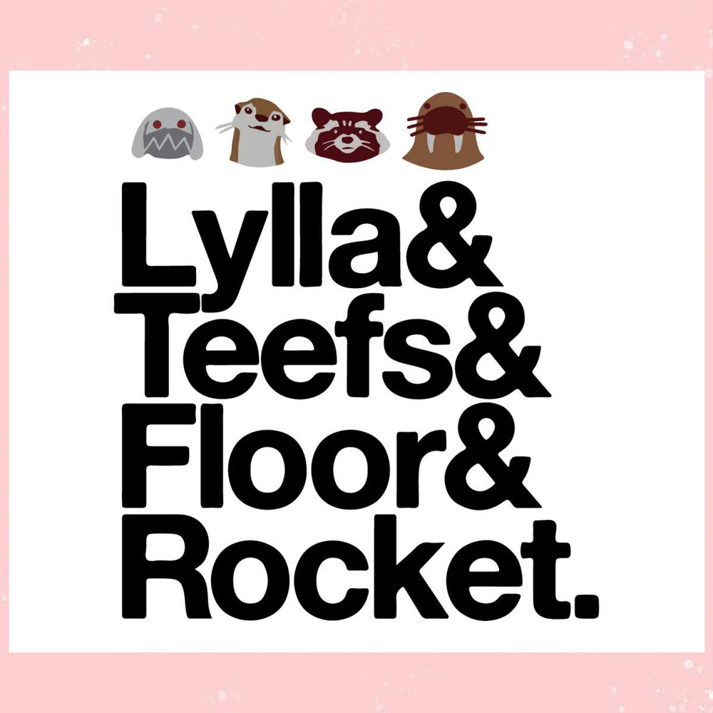 Gotg Rocket Raccoon And Friends Svg Graphic Design Files.jpg