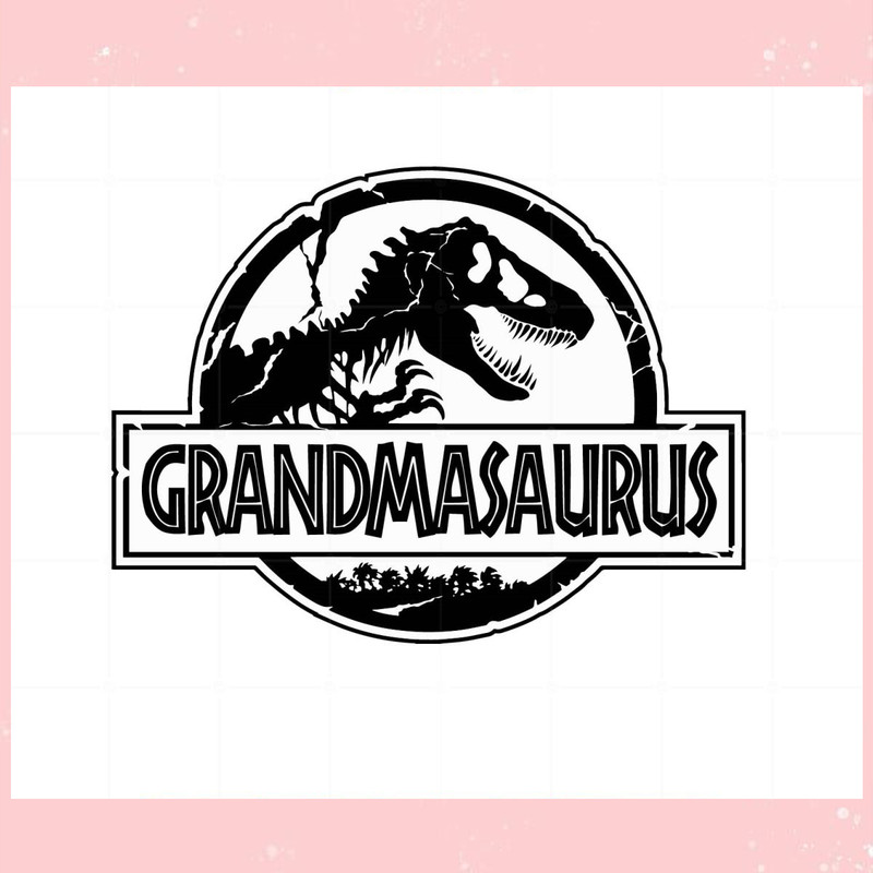 Grandmasaurus Retro vintage svg cutting files Grandma svg.jpg