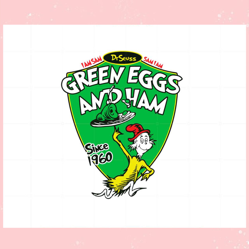 Green Eggs And Ham I Am Sam Sam I Am SVG Cutting Files.jpg