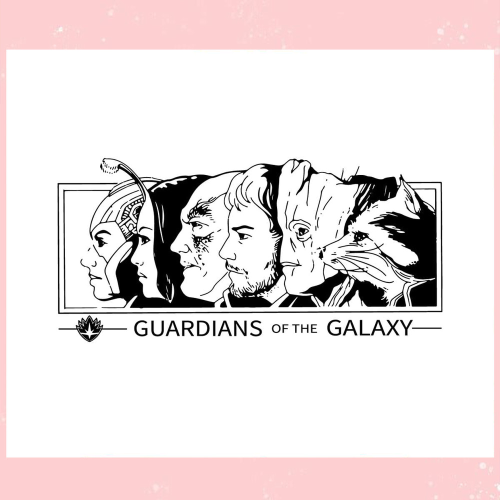 Guardians Of The Galaxy Squad SVG Graphic Design Files.jpg