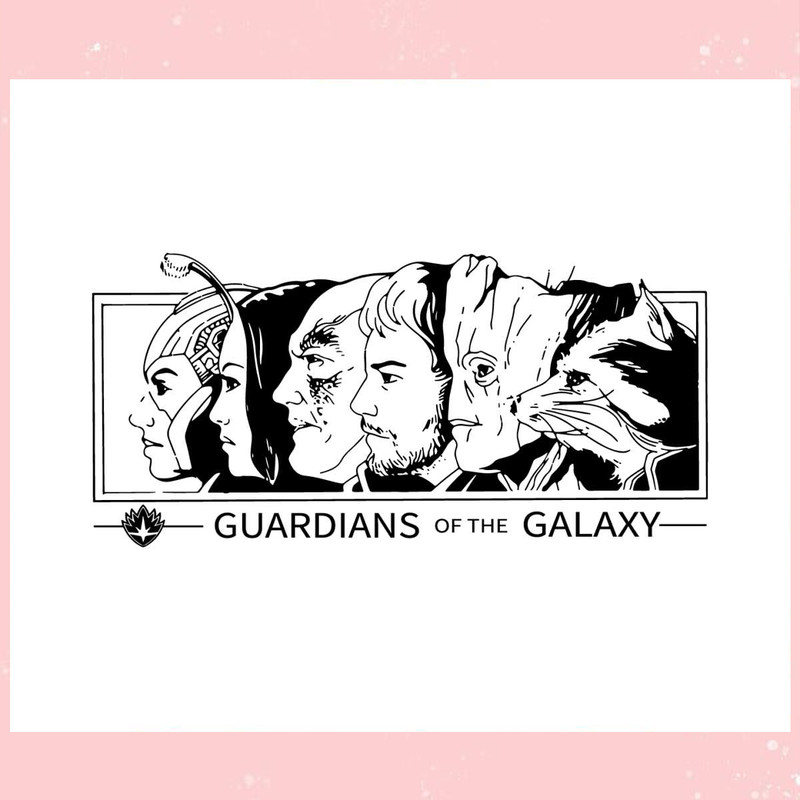 Guardians Of The Galaxy Squad SVG Graphic Design Files.jpg