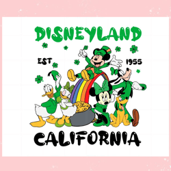 Happy St Patricks Day Disneyland Califonia Disney Trip Svg,Disney svg, Mickey mouse,Princess, Movie