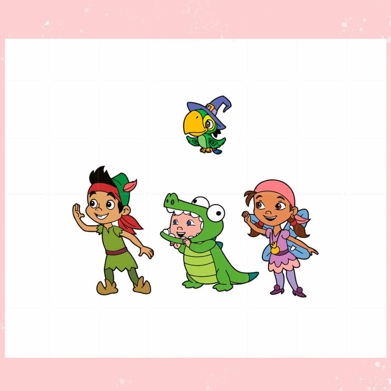 Jake and the Never Land Pirates Friend SVG Graphic Design Cutting File.jpg