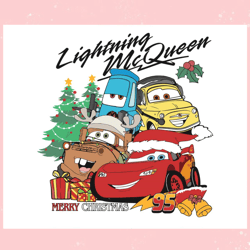 lightning mcqueen merry christmas svg,disney svg, mickey mouse,princess, movie