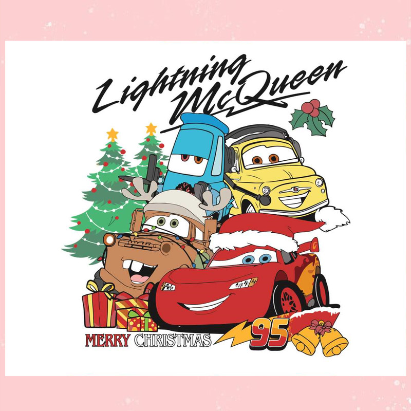 Lightning McQueen Merry Christmas SVG.jpg