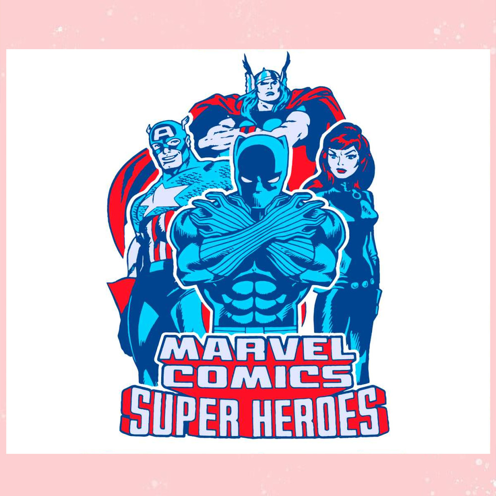 Marvel Comics Super Heroes SVG Graphic Design File.jpg