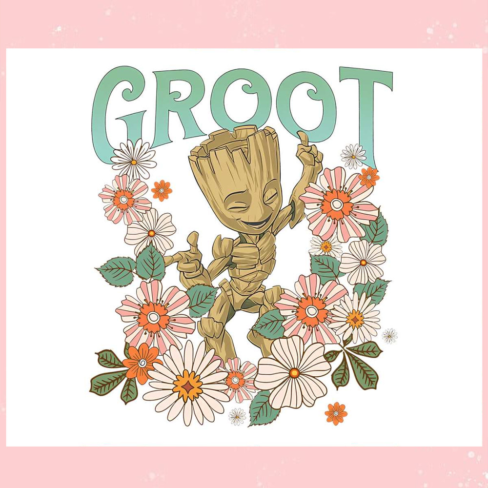 Marvel Guardians Of The Galaxy Groot Floral Dance PNG.jpg
