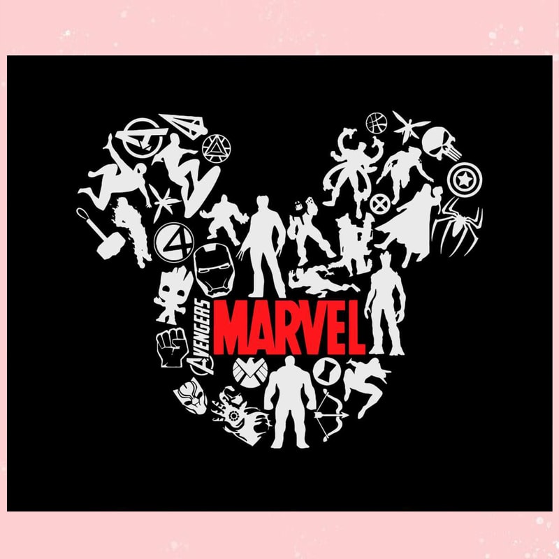 Marvel Super Hero Mickey Ear SVG Graphic Design Files.jpg