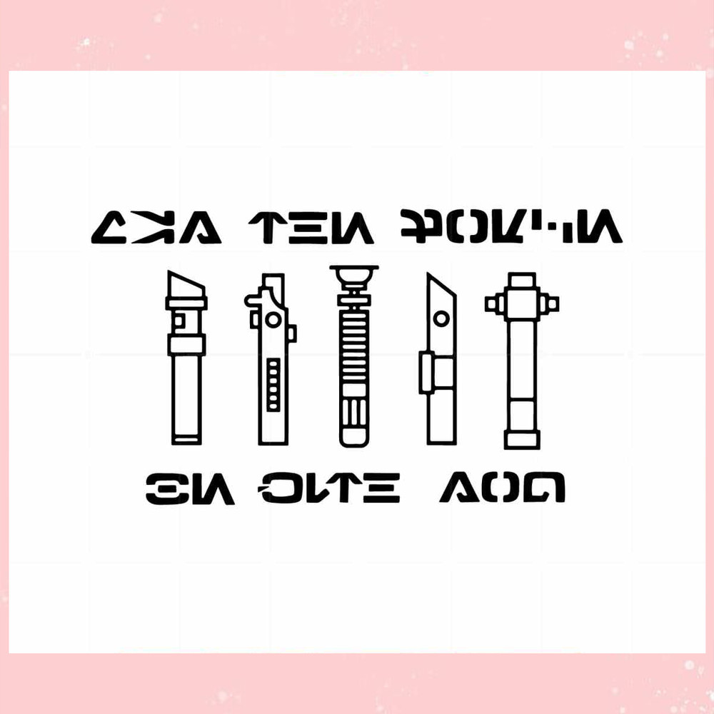 May The Force Galactic Basic Star Wars Vector SVG Digital Files.jpg