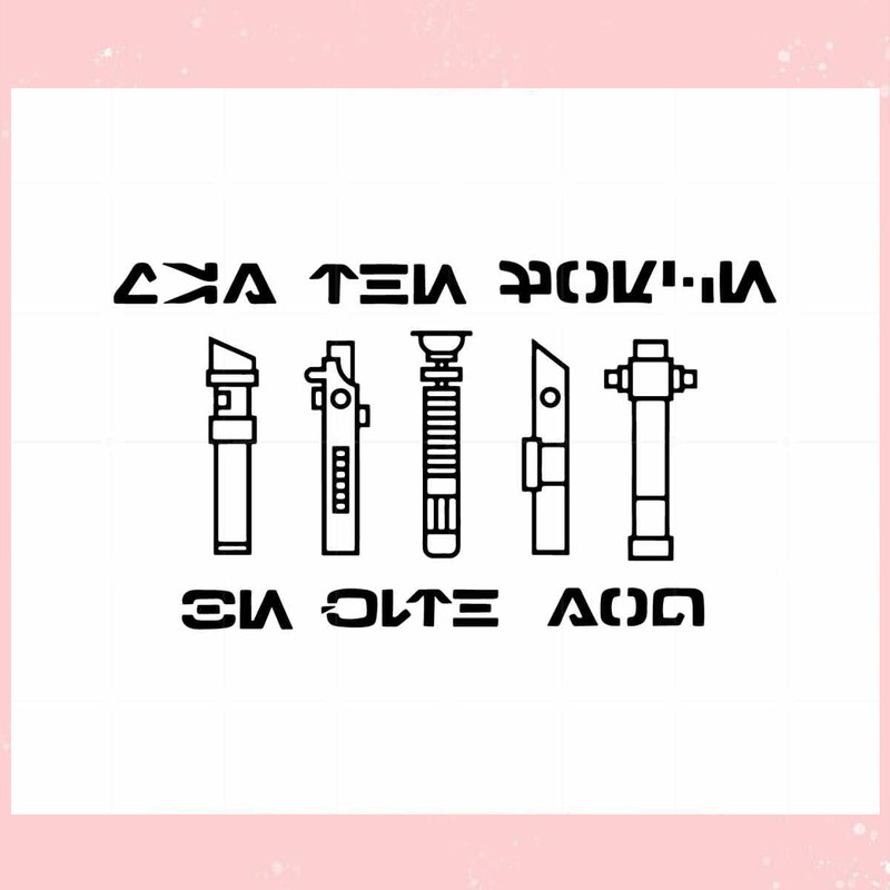 May The Force Galactic Basic Star Wars Vector SVG Digital Files.jpg