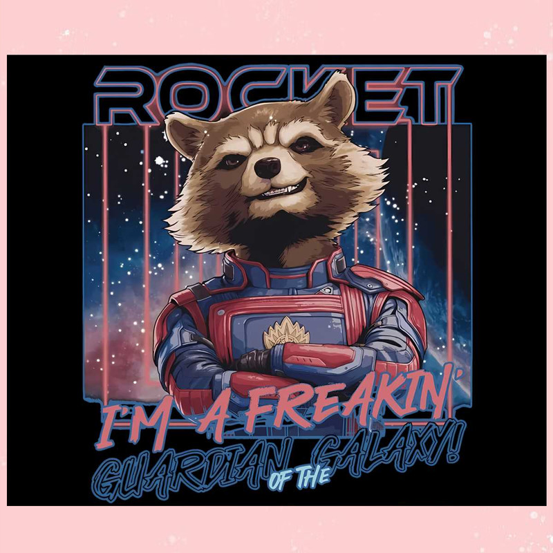 MCU Superhero Rocket Raccoon PNG Sublimation Design.jpg
