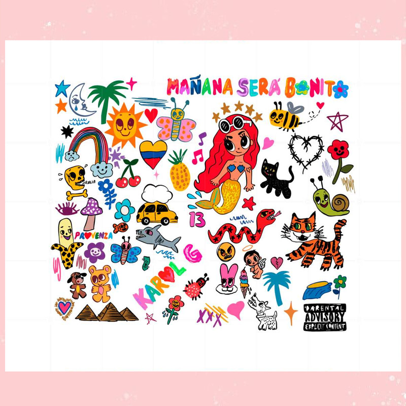 Mermaid Karol G Manana Sera Bonito Bundle SVG Cutting Files.jpg