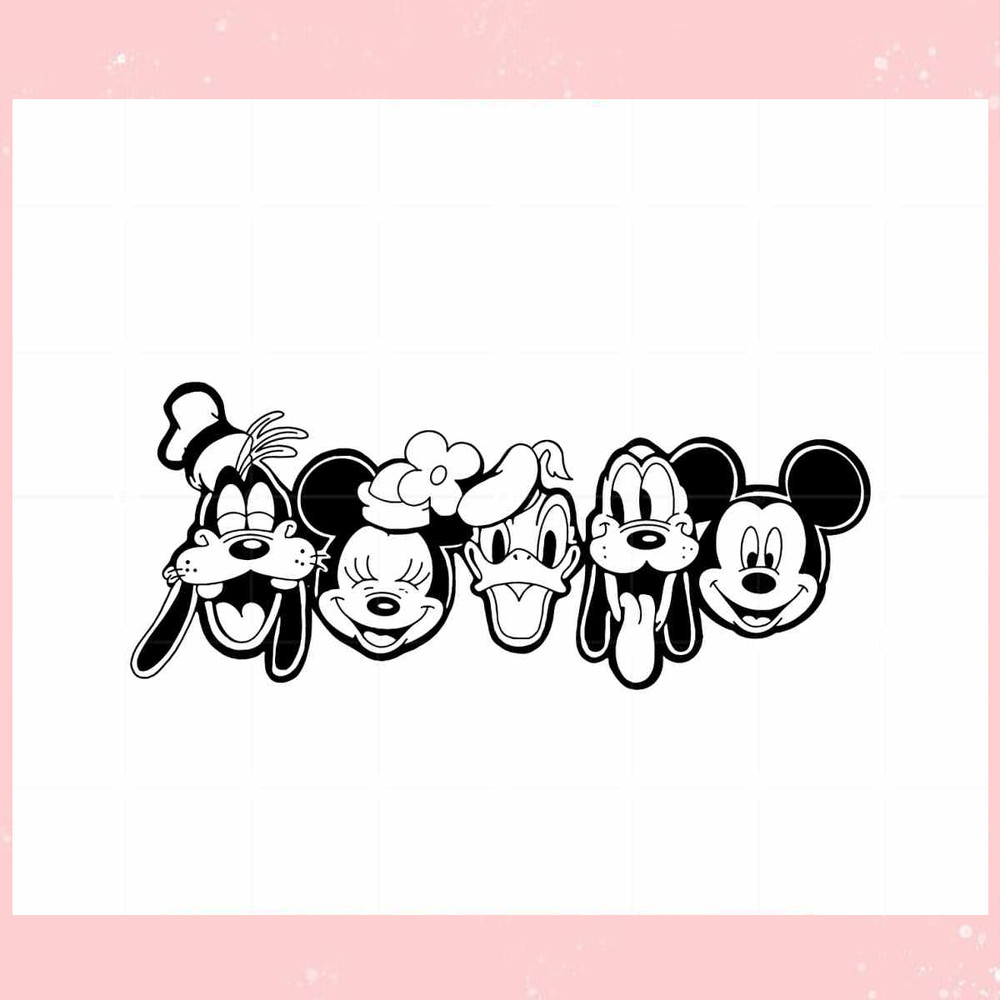 Mickey And Friends Disneyland SVG Funny Cartoon Best Graphic Design Cutting File.jpg