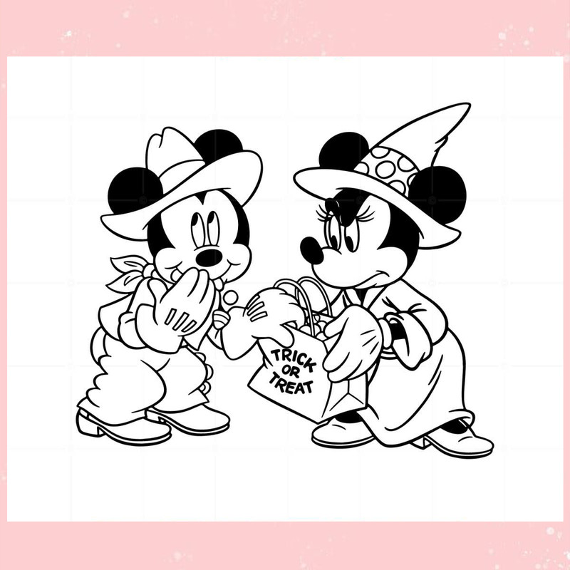 Mickey Minnie Mouse Lover Vector Halloween Disney SVG Cutting Files.jpg