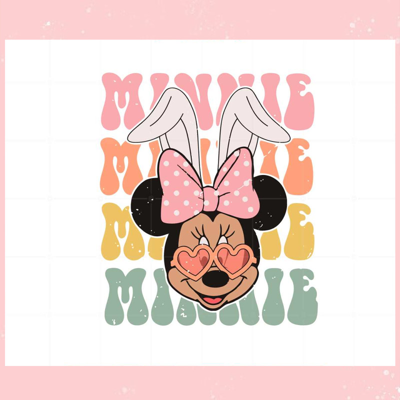 Minnie Mouse Bunny Vintage Disney SVG Graphic Designs Files.jpg