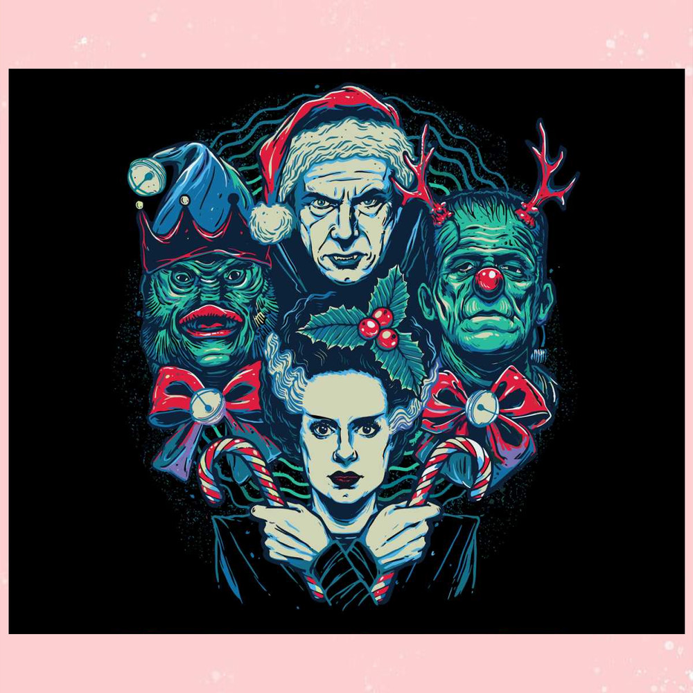 Monsters Christmas Horror Characters SVG.jpg