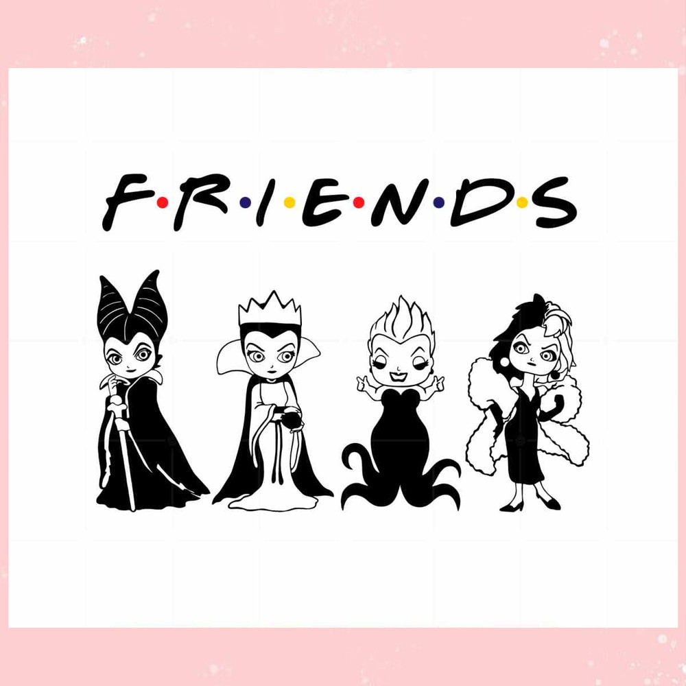 Movie Character Villain Friends Maleficent SVG Graphic Designs Files.jpg