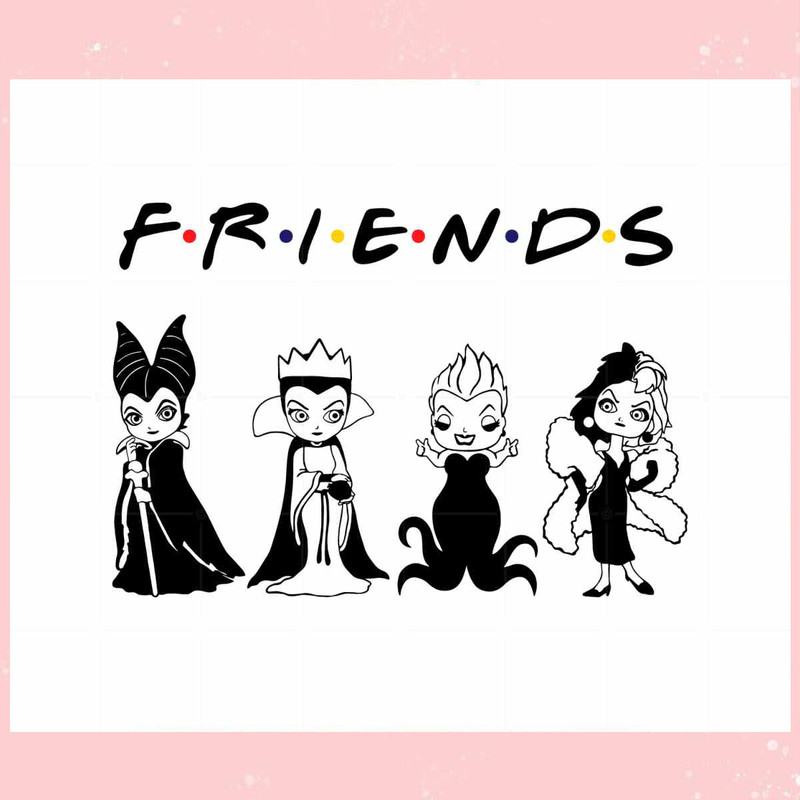 Movie Character Villain Friends Maleficent SVG Graphic Designs Files.jpg