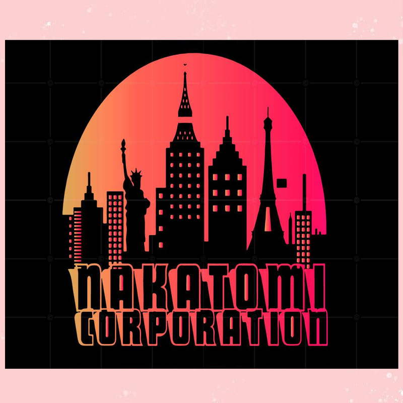 Nakatomi Plaza Corporation Christmas Party Snowflake Tower Svg.jpg