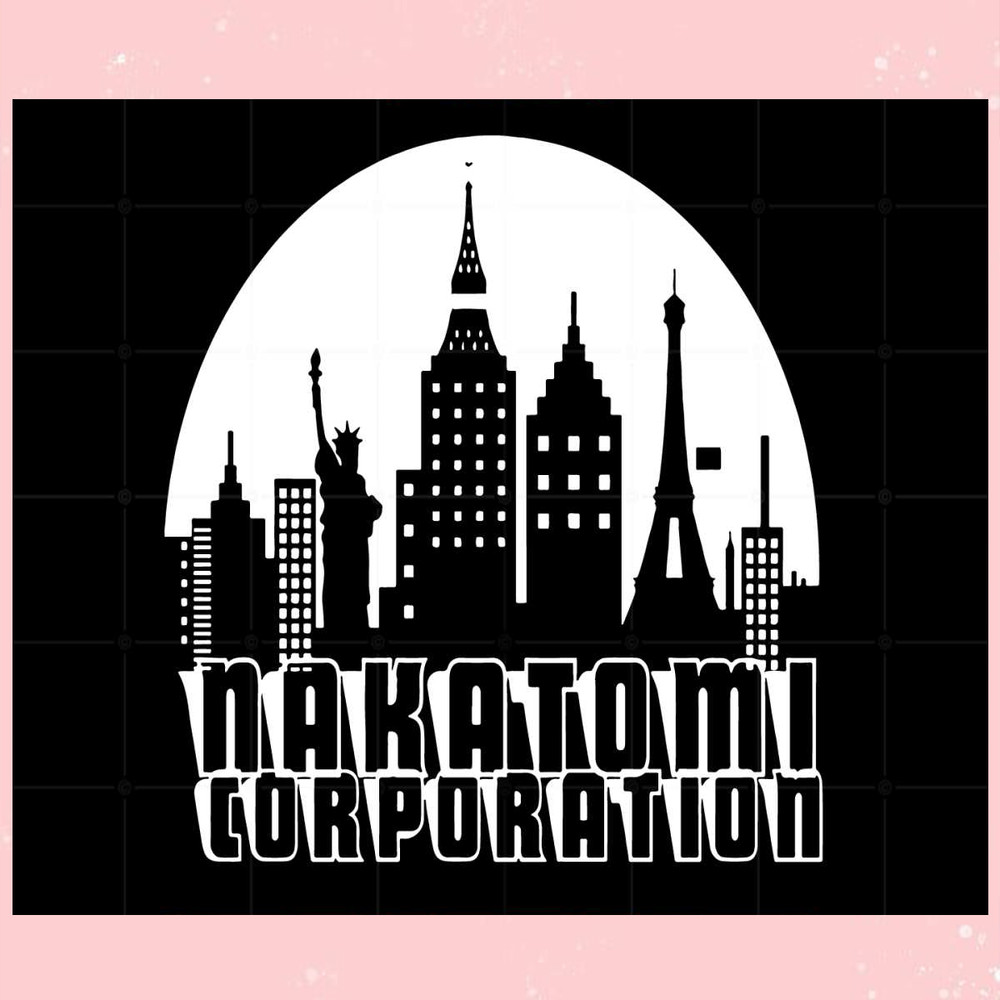 Nakatomi Plaza Nakatomi Corporation Christmas Svg Cutting Files.jpg