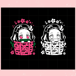 nezuko demon slayer svg files for cricut sublimation files,disney svg, mickey mouse,princess, movie