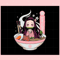 Nezuko Ramen Nezuko Demon Slayer Svg Graphic Designs Files.jpg