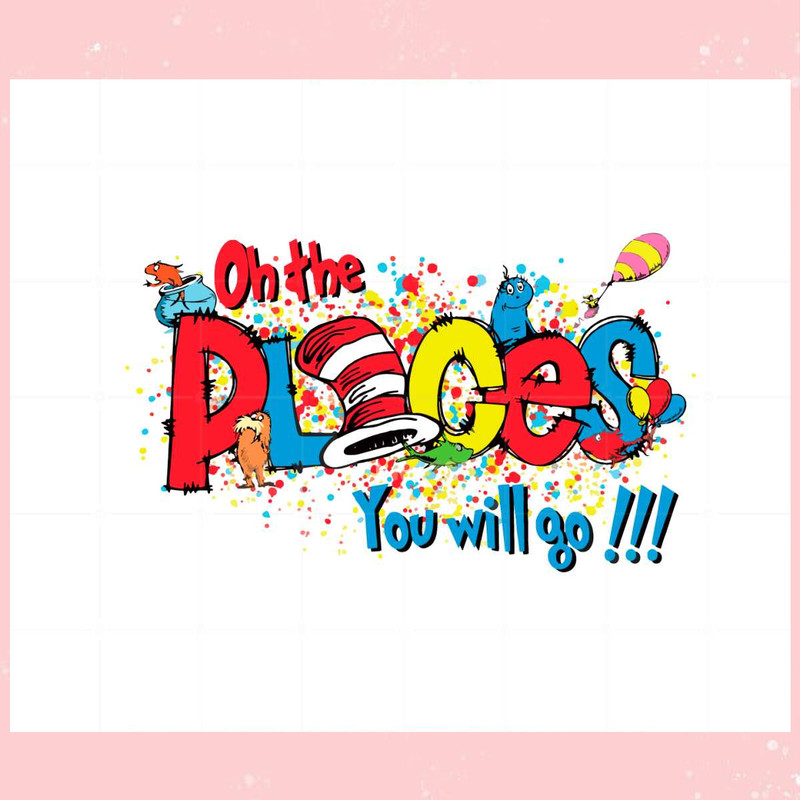 Oh The Places You'll Go Thing 1 Thing 2 PNG Sublimation Designs.jpg