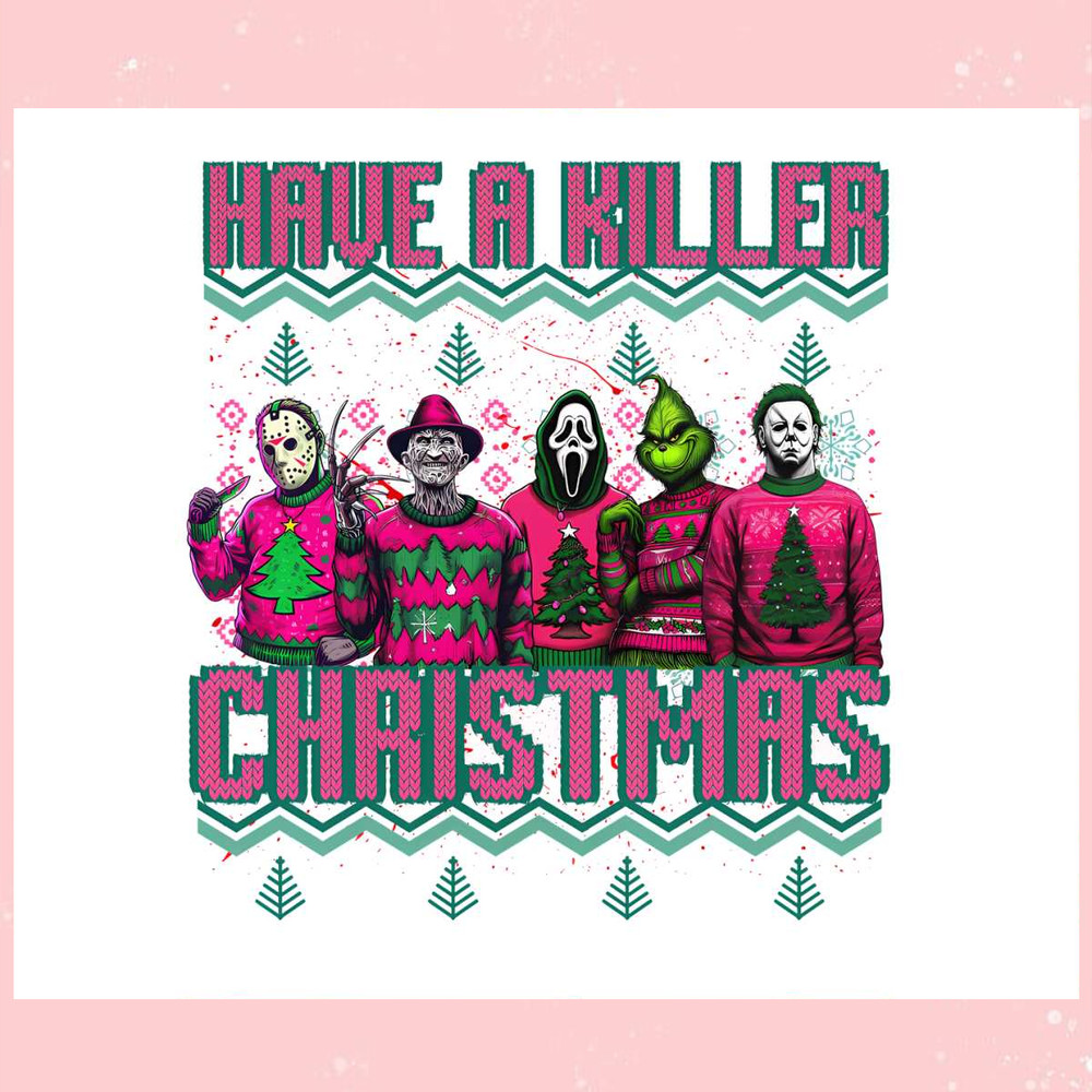 Pink Horror Have A Killer Christmas PNG.jpg