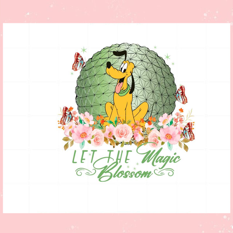 Pluto Epcot International Flower And Garden Festival 2023 Svg.jpg