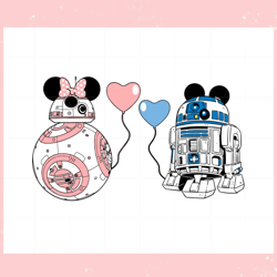 r2d2 bb8 star wars valentines svg for cricut sublimation files,disney svg, mickey mouse,princess, movie