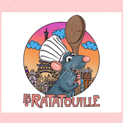 ratatouille remy little chef anyone can cook png file,disney svg, mickey mouse,princess, movie